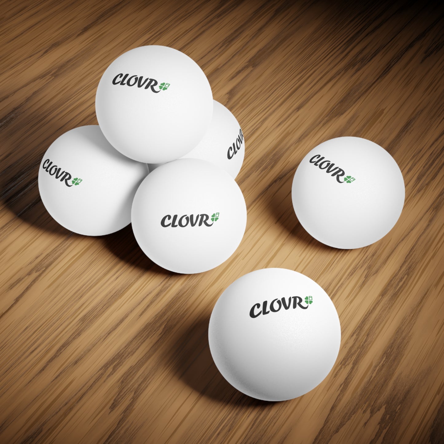 Clovr Ping Pong Balls, 6 pcs