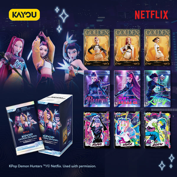 KAYOU KPop Demon Hunters Collectible Trading Cards Energy Edition - Display Box