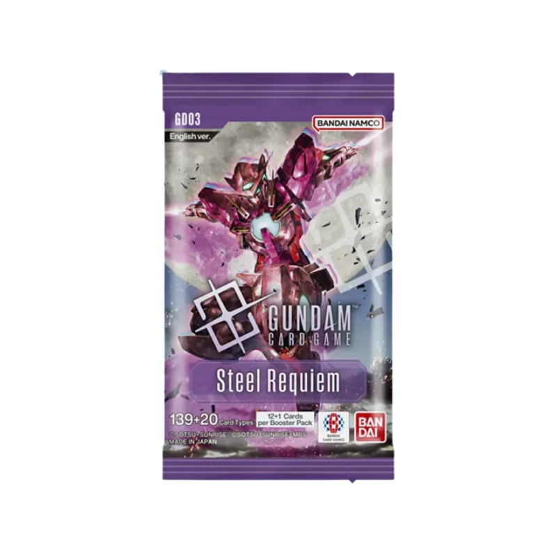 Gundam Card Game GD03 Steel Requiem Booster Box