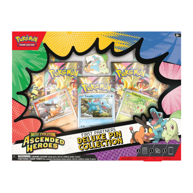 Pokemon English ME2.5 Ascended Heroes First Partners Deluxe Pin Collection