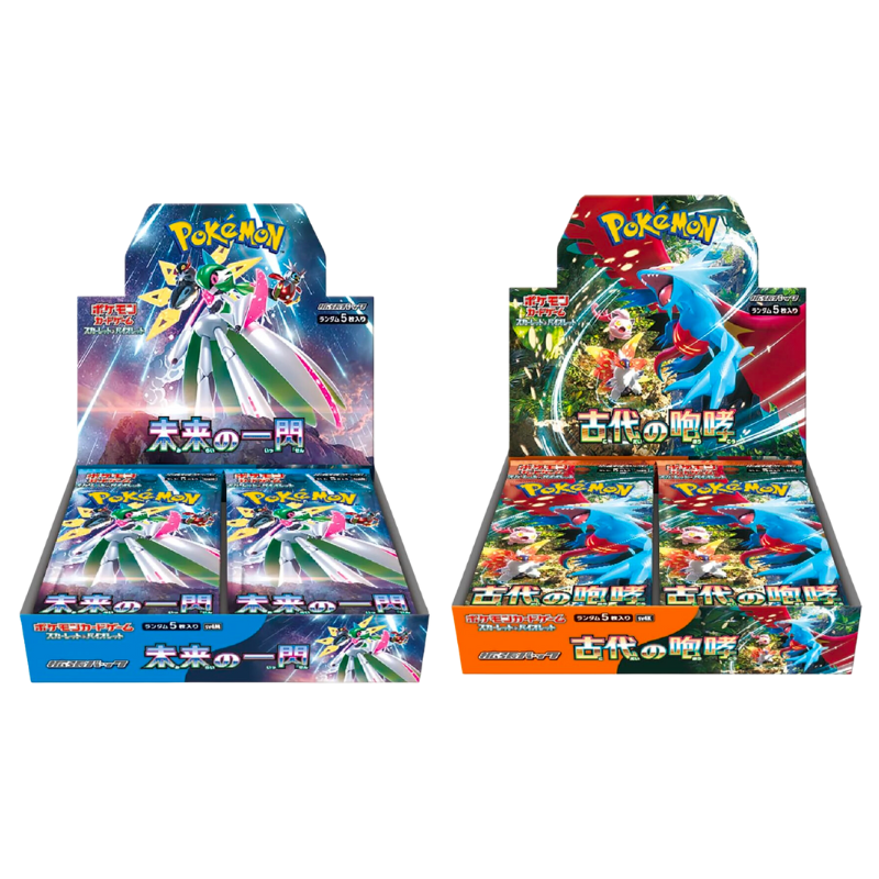 Pokemon Japanese Ancient Roar & Future Flash Booster Box – Clovr Cards