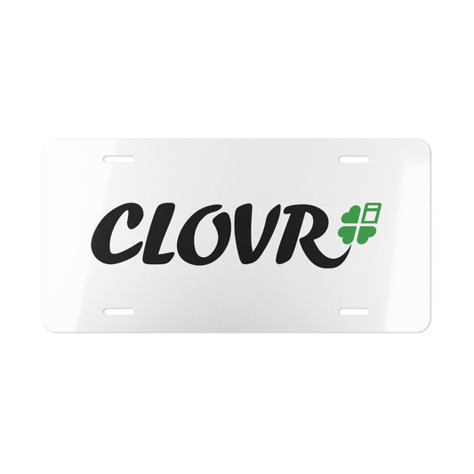 Clovr Vanity Plate