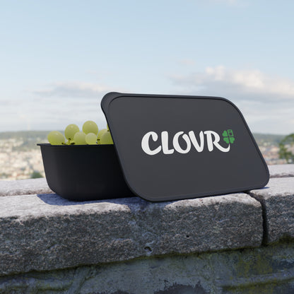 Clovr Bento Box with Band and Utensils
