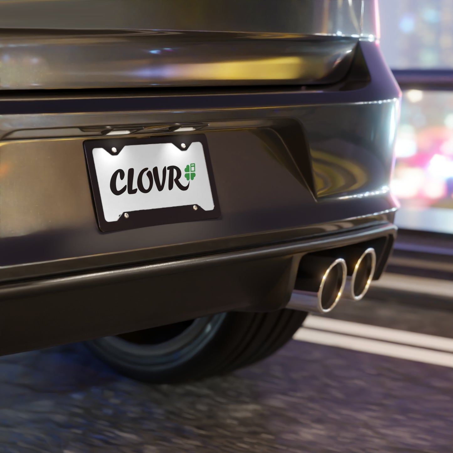 Clovr Vanity Plate
