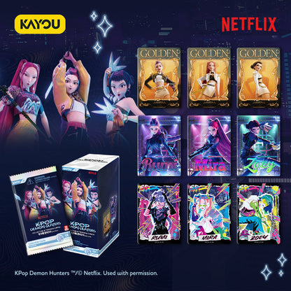 KAYOU KPop Demon Hunters Collectible Trading Cards Energy Edition - Display Box