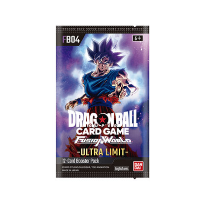 BANDAI Dragon Ball Super English Fusion World Ultra Limit FB04 Booster Box [SEALED]