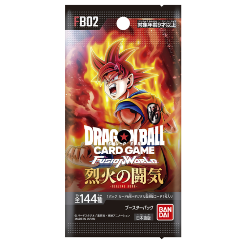 BANDAI Dragon Ball Super JP FB02 Blazing Aura LIVE