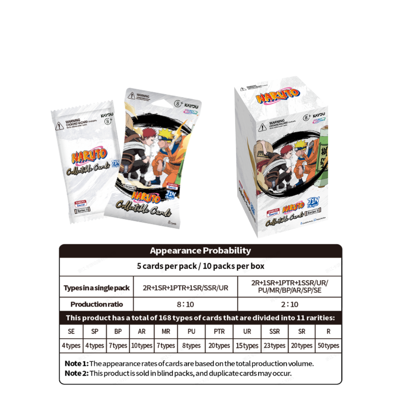 [Dec 5 Release] KAYOU NARUTO Smriti Collectible Card - Chapter Jin English Series 2