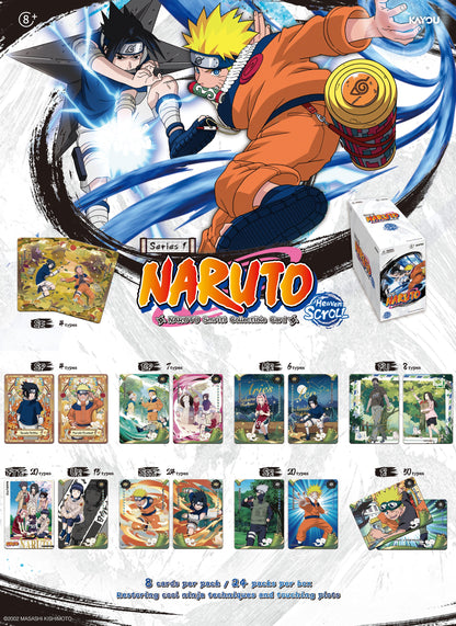 KAYOU NARUTO Smriti Collectible Card - Heaven Scroll English Series 1 Display Box