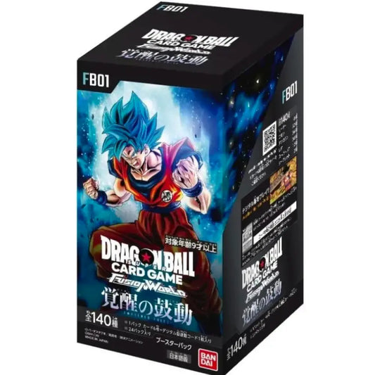 BANDAI Dragon Ball Super Japanese Fusion World FB01 Booster Box