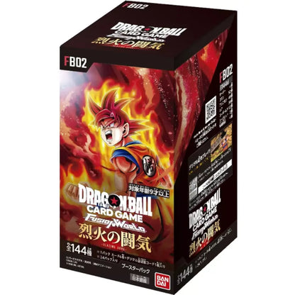 [Sealed]Bandai Dragon Ball Super Japanese Fusion World Fb02 Blazing Aura Booster Box Trading Cards
