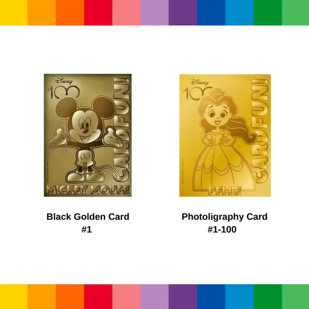 [Sealed]Card.fun Disney 100 Joyful Hobby Box Trading Cards Card Games