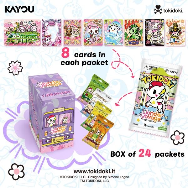 KAYOU tokidoki Wonder Voyage Collection Cards - Roaming Edition English - Display Box